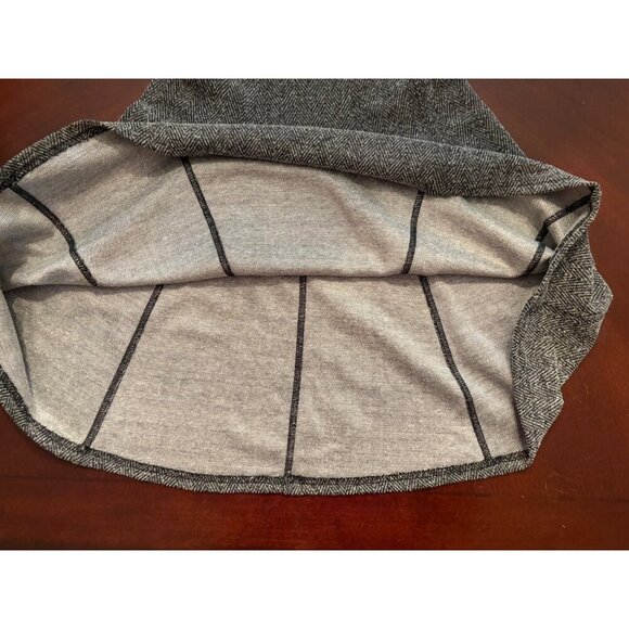 Stitch Fix RD Style Leya Short Sleeve Gray Chevron Pattern Fit & Flare Dress M - Picture 12 of 13